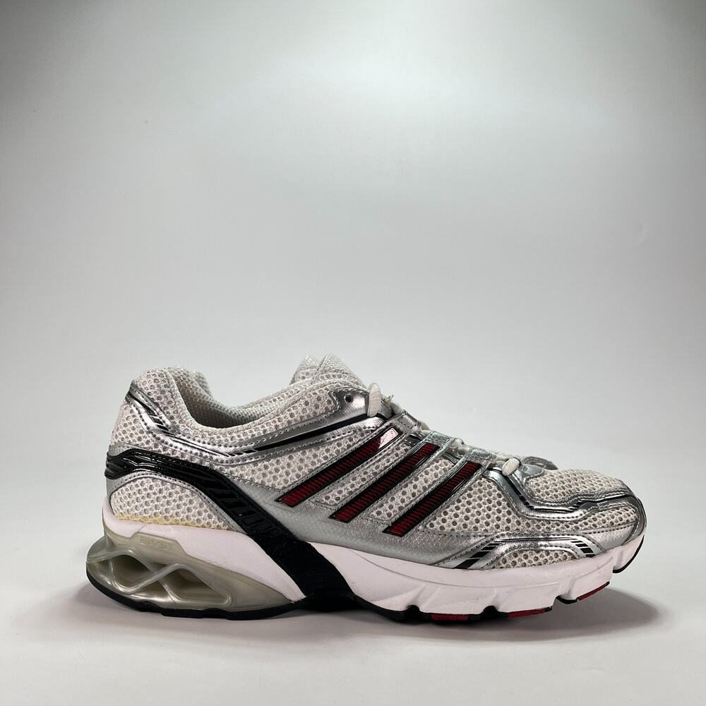 Adidas Formotion Silver Metallic Red Lace Up Running Shoes G12828 Men's Size 10